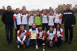 Дівочі команди Космача та Дзвиняча – чемпіони Богородчанського району з футболу серед жінок