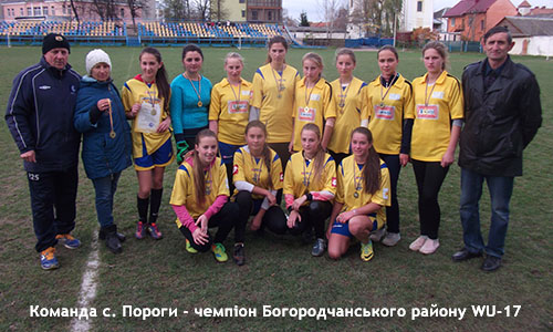 Чемпіонат Богородчанського району з футболу серед жінок