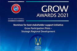 Церемонія UEFA Grow Awards 2021 – номінація УАФ