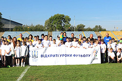 У Долині відбувся дитячий фестиваль Відкриті уроки футболу