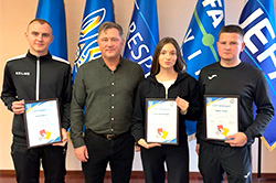 Арбітри КА ІФАФ отримали сертифікати про завершення навчання в Академії футбольних арбітрів УАФ