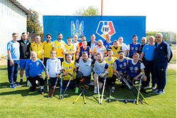 Гравці івано-франківської Бартки взяли участь у міжнародному НТЗ з ампфутболу