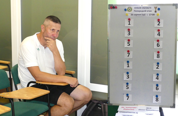 Жеребкування Кубка області з футболу